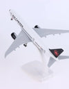1 Set Alloy Metal Air Canada Airlines B787 Airways Diecast Airplanes Building Kit With Wheels 20cm Plane Model Toy