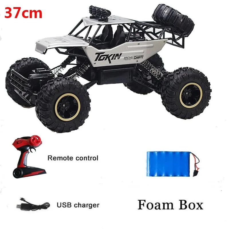112 Scale Four Wheel Drive RC Monster Truck With LED Lights