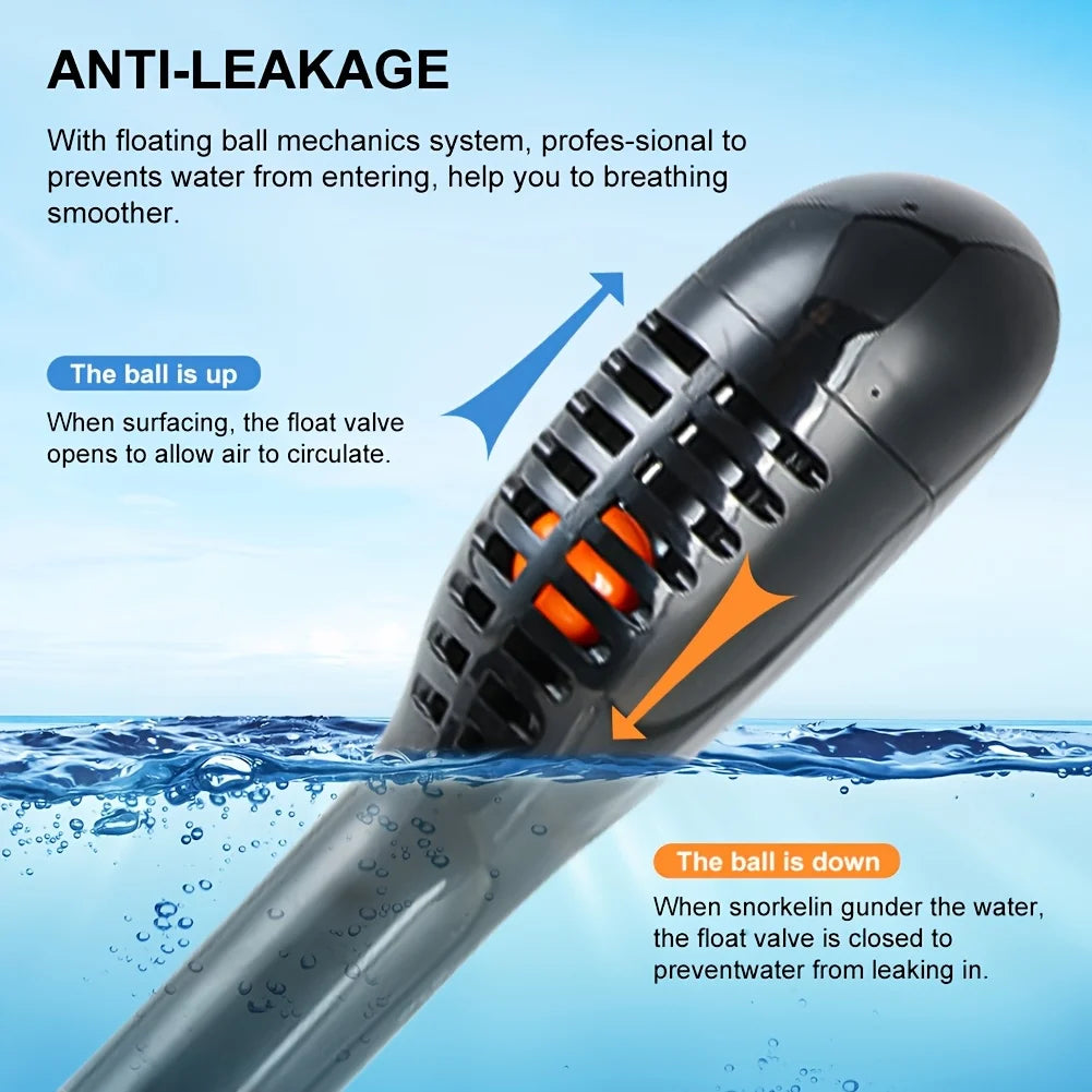 Professional Full Face Snorkeling Swimming Diving Mask Wide View Anti-Fog Anti-Leak for Adult with Detachable Camera Mount