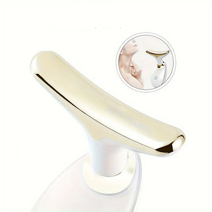 Neck Massager with Vibration and Heating, Multifunctional Beauty Device for Neck Pain Relief and Relaxation