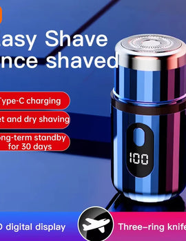 Xiaomi Mini Electric Shaver USB-C Rechargeable Shaver Waterproof Portable Shaver Powerful Travel Home Use Cordless Shaver
