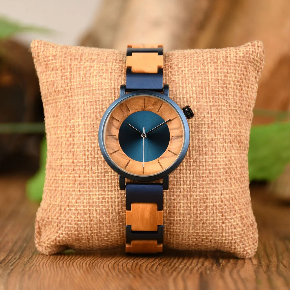 Wooden Watch  Wristwatch Couple Gift Christmas