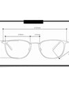 Folding Reading Glasses Square Frightens Eyewear