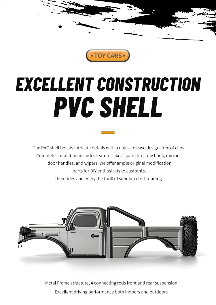 2.4G 4WD Remote Control Off Road Pickup Truck