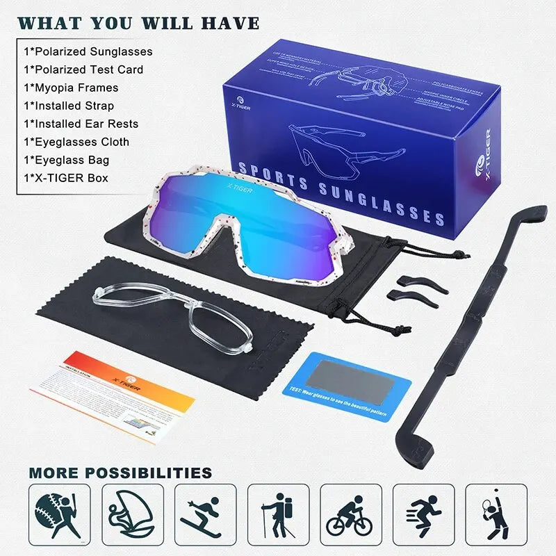 Cycling Children's Polarized Glasses Sunglasses MTB Boy Girl UV400 Baseball Football Youth Glasses TR-90 Bicycle Glasses