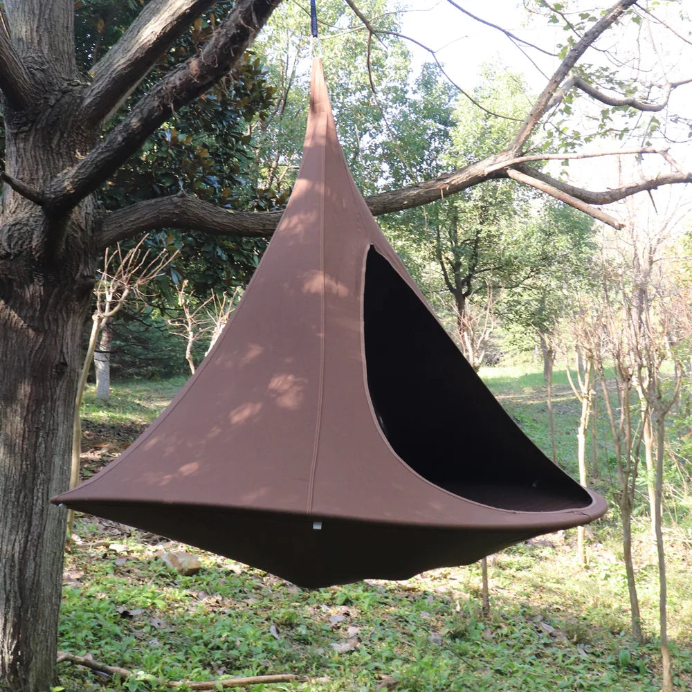 Outdoor Travel Camping Hanging Tree Hammock Indoor Children's Play Swing Hanging Chair Waterproof Tent