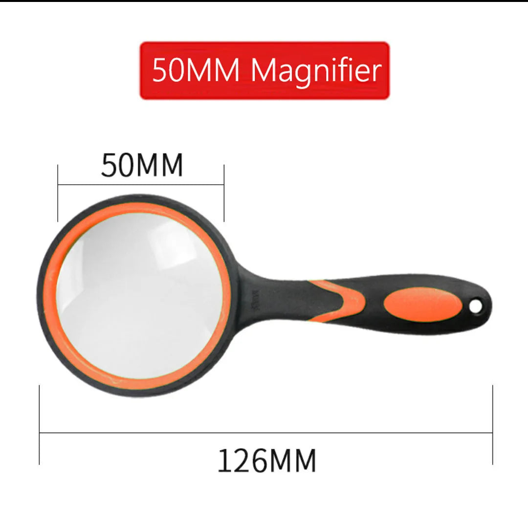 10X Handheld Magnifying Glass 50mm Reading Magnifier
