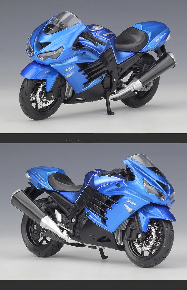1 18 Scale Kawasaki Ninja ZX14R Diecast Motorcycle Model