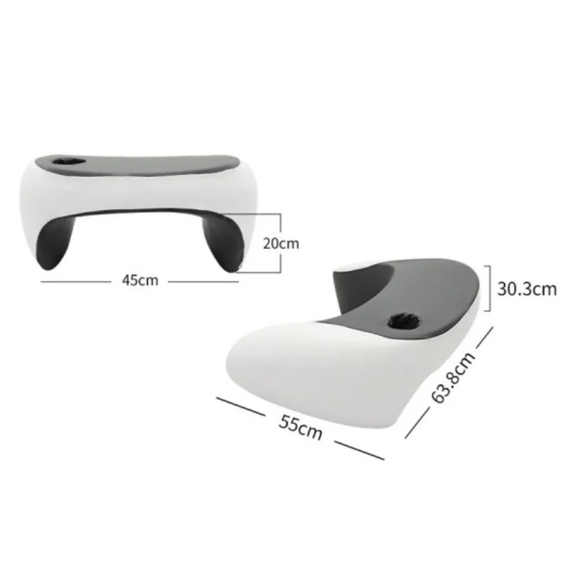 Gaming Reading Pillow Laptop Lap Desk Pillow Memory Foam Pillow with Cup Holder for Drinks, Reading, Working,Writing on Bed Sofa