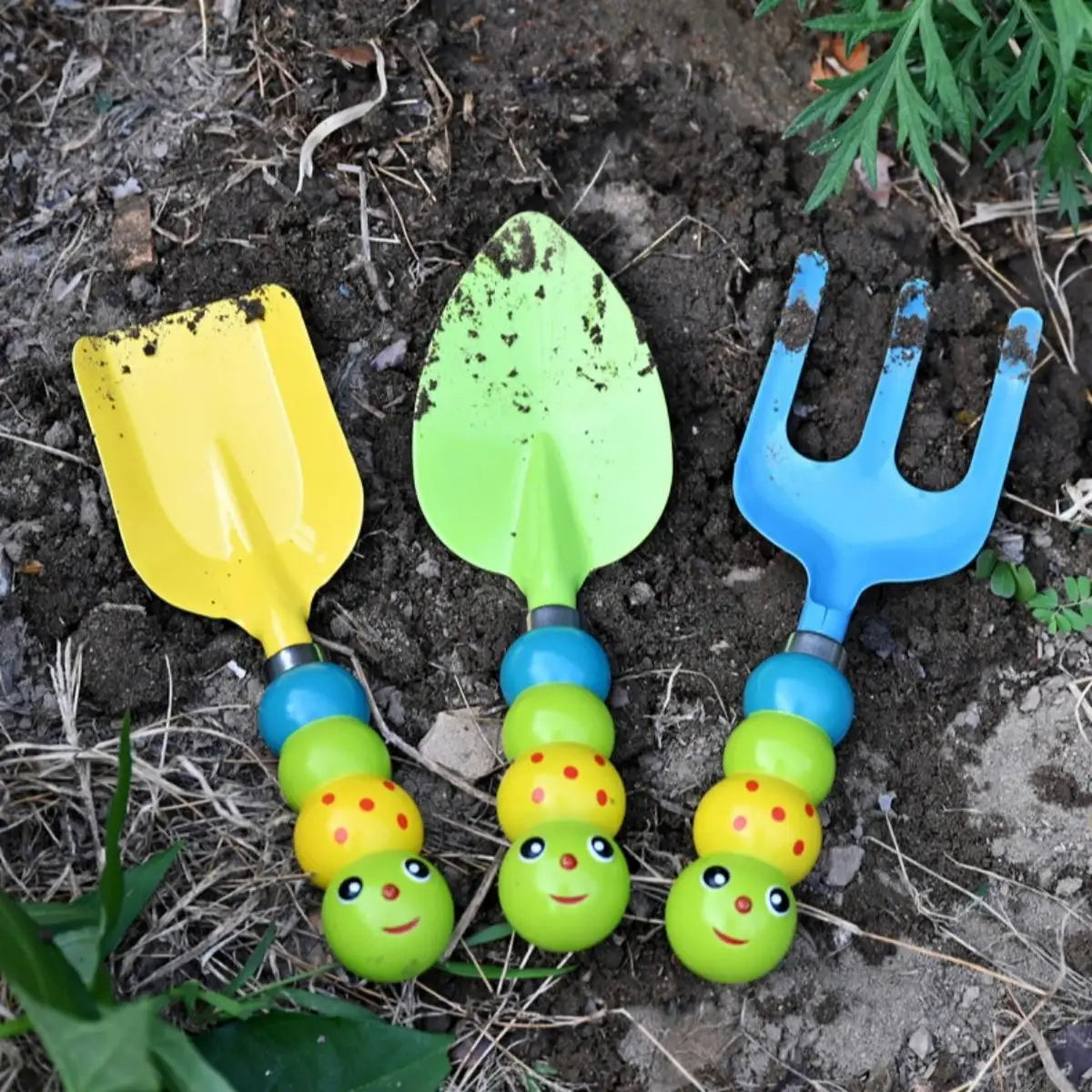 Iron gardening tools, Household Flower Planting Small Iron Shovel Rake Shovel Garden Potted Mini Shovel Garden Tools