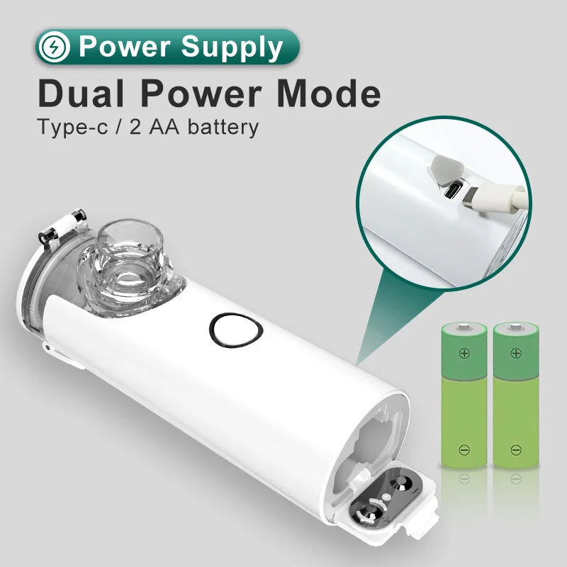 Medical Equipment Handheld Portable Nebulizer Silent Ultrasonicinalador Nebulizador  Inhaler Aerosol Atomizer Health Care