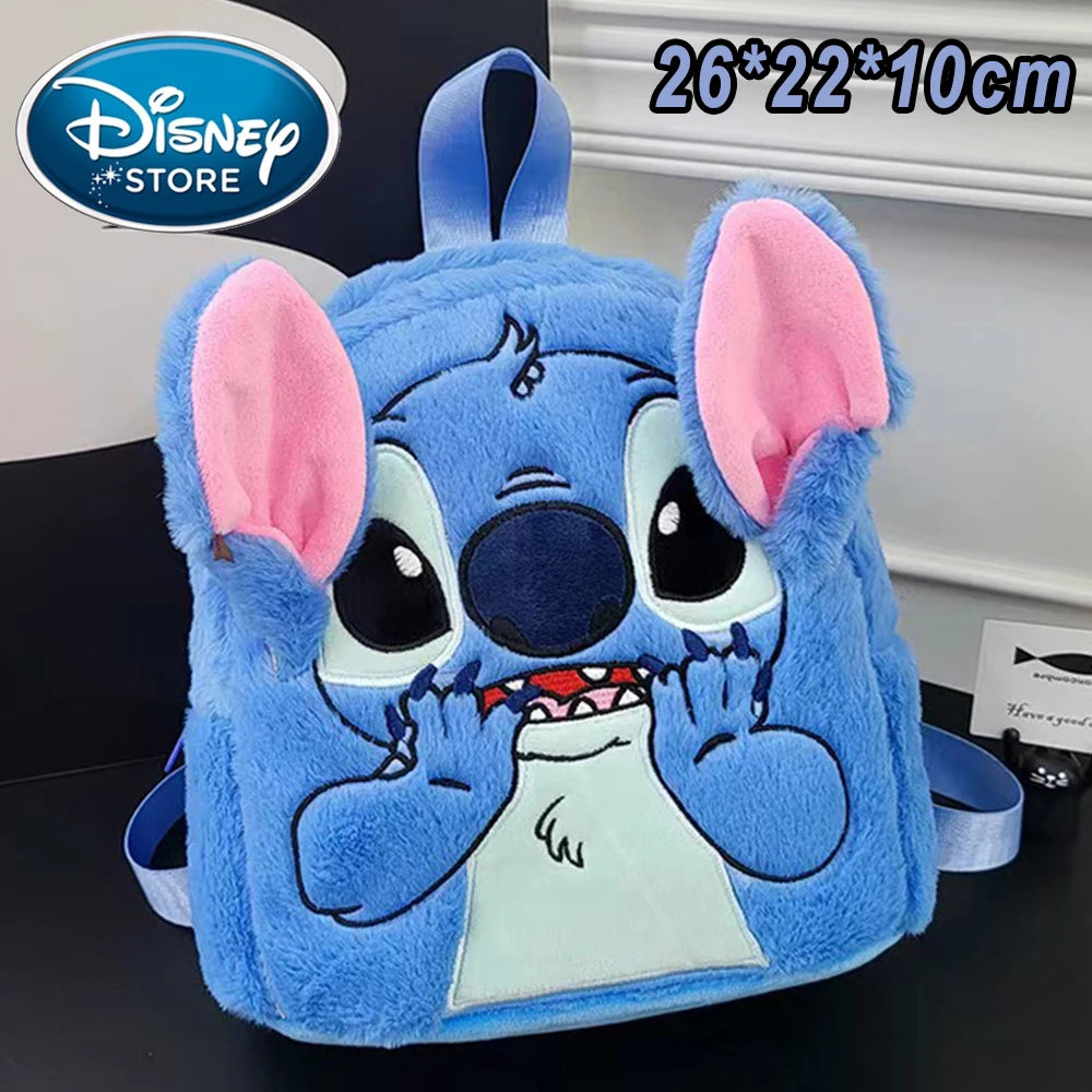 Disney Cartoon Backpack Women's Mickey Mouse Donald Duck Pattern Student School Bag Large Capacity Backpack Girls Shoulder Bag