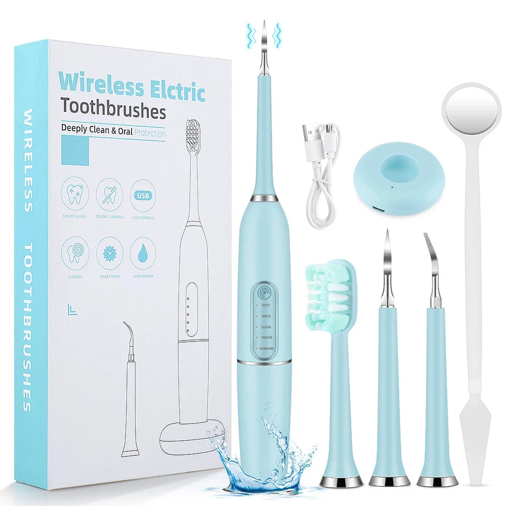 Electric Dental Calculus Remover Dental Scaler Tartar Plaque Stains Cleaner Teeth Whitening Kit Teeth cleaner Oral Hygiene Care