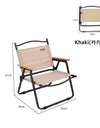 Camping Chair Portable Outdoor Chair Folding Chair Camping Picnic Back Chair Beach Chair Equipment Kermit Chair
