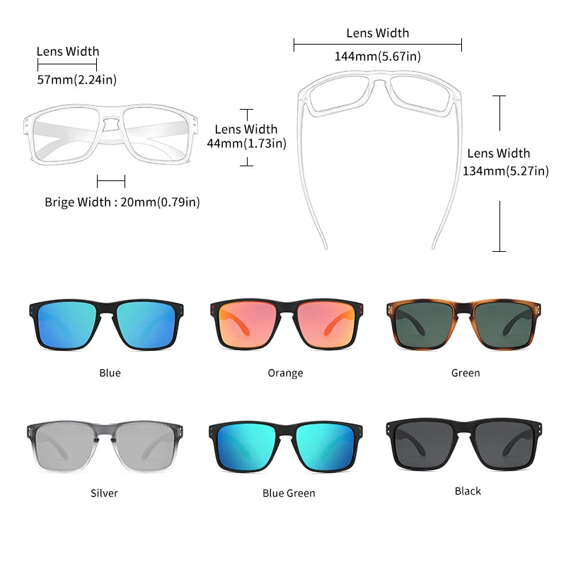 Retro Wrap Photochromic Polarized UV400 Sunglasses for Men Women Casual Fashion Eyewear