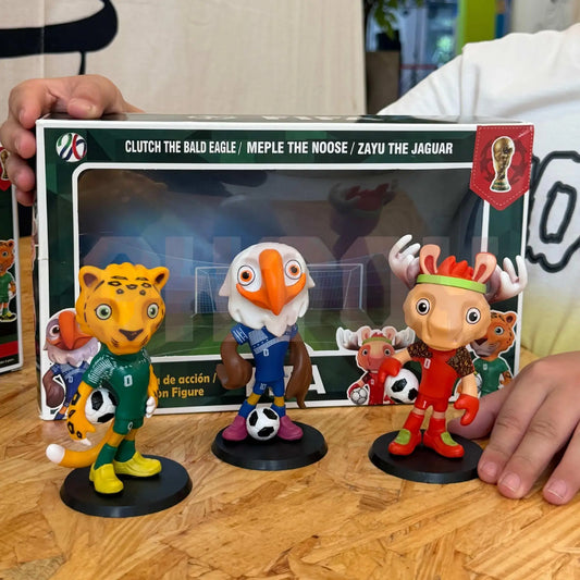 2026 Football Mascot Figure Collectible Soccer Fan Desktop Decoration