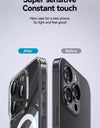 Magnetic Case For iPhone 16 Pro Max Case Transparent Cover For iPhone 16 Wireless Charger Thin Magnet Cover Anti Yellow