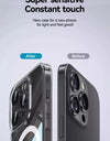 For iPhone 16 Pro Max Magnetic Case Transparent Cover For iPhone 16 Pro Wireless Charger Thin Magnet Cover Anti Yellow