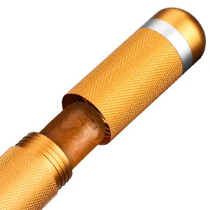 Scotte Aluminum Humidor Cigar Tube Storage, Moisture-Proof Cigar Case, Smoking Accessories