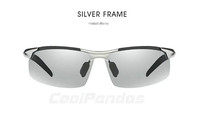 Aluminum Photochromic Polarized UV400 Anti-Glare Driving Sunglasses for Men Women