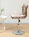 1PC Shiny Velvet Short Bar Chair Covers Stretch Back Bar Stool Covers Small Size Dining Barstool Slipcovers Party Banquet Decor