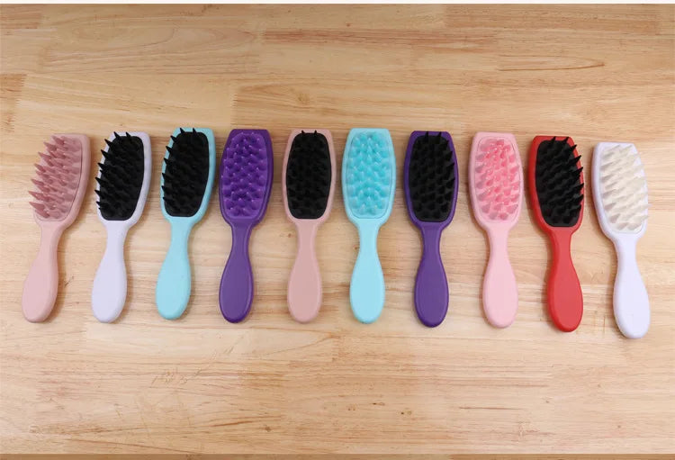 Silicone Shampoo Brush Head Scalp Massage Comb Clean The Scalp Thoroughly Body Massage Brush Bath Brush Salon Hairdressing Tool