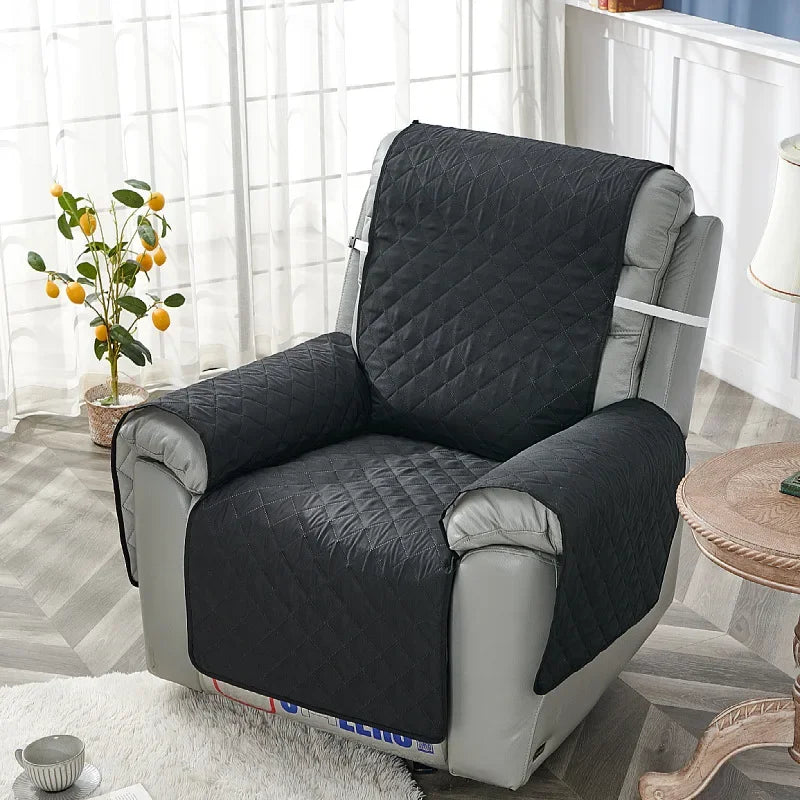 1 Seater Recliner Sofa Cushion Quilted Anti-Slip Recliner Chair Cover Mat Furniture Protector Couch Cover Pet Sofa Cushions