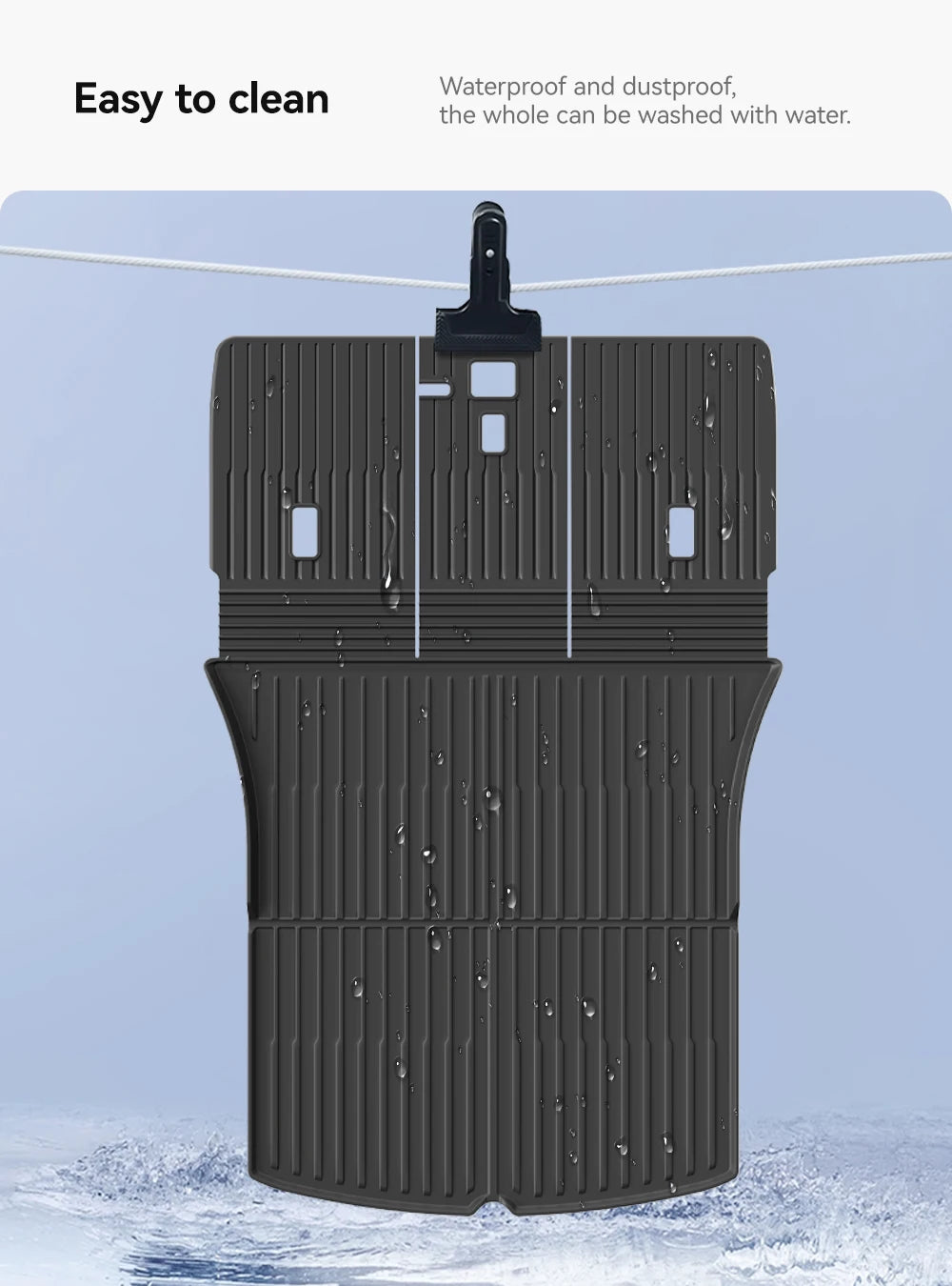 TPE Trunk Mat for Tesla Model 3 and Model Y Highland 2021 2026 Waterproof Cargo Liner