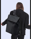 15.6-inch laptop Men's business backpack waterproof multi compartment travel bag Black backpack