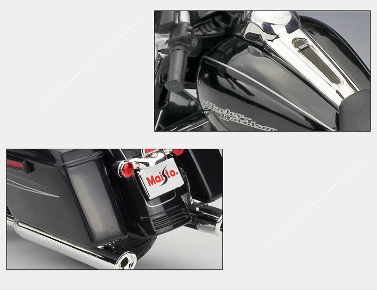 Diecast Harley Street Glide Special 2015 Motorcycle Model 1 to 12 Scale