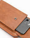 PU Leather Shoulder Bag Luxury Mobile Phone Bag Fashion Crossbody Bag Strap for Handbag Hasp Small Card Holder
