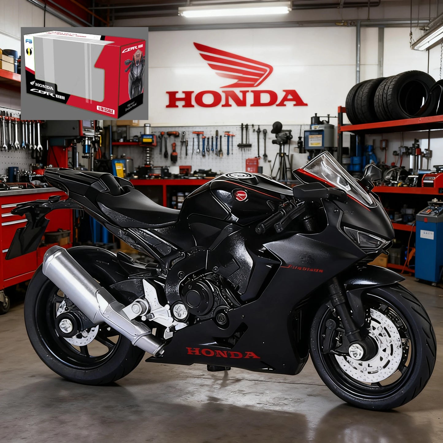 1/18 Suzuki Hayabusa GSX1000R YZF-R1 Motorcycle Model Toy Vehicle Collection Autobike Shork-Absorber Off Road Autocycle Toys Car