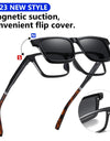Vintage Punk Polarized Flip Up Sunglasses for Women Driving UV400 Eyeglasses