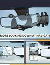 360 Car Phone Holder Rearview Mirror Mount Car Bracket Navigation GPS Stand Foldable Adjustment Mobile Cell Phone Support in Car