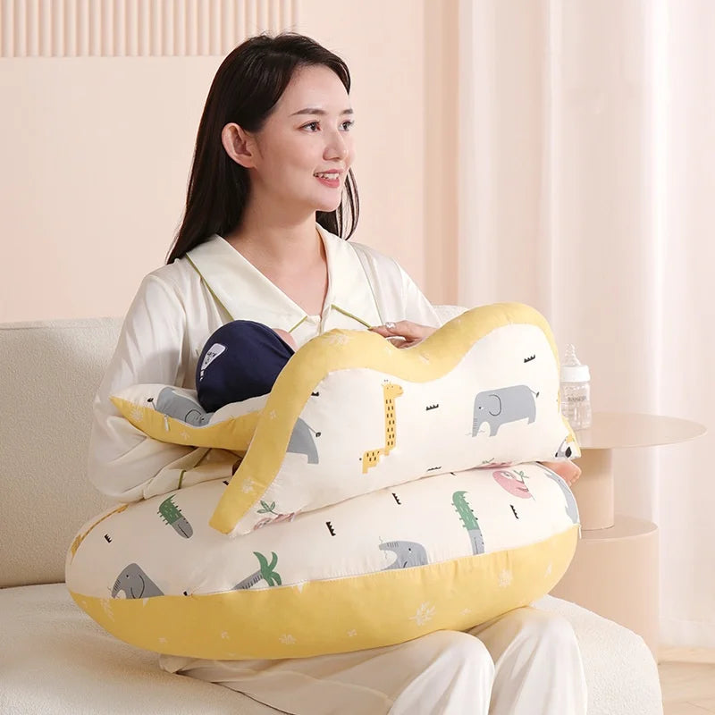 Multifunctional Nursing Pillow For Breastfeeding Moms  Feeding Support Postpartum Pregnancy Comfort Ergonomic Maternity