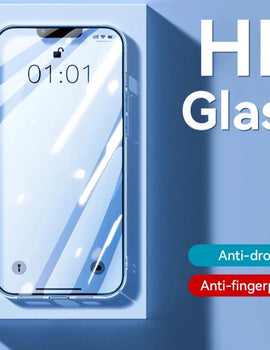 1/2/3pcs HD Glass Screen Protector for iPhone 16 15 14 13 12 Pro Max Full Screen Tempered Glass Protection for iPhone