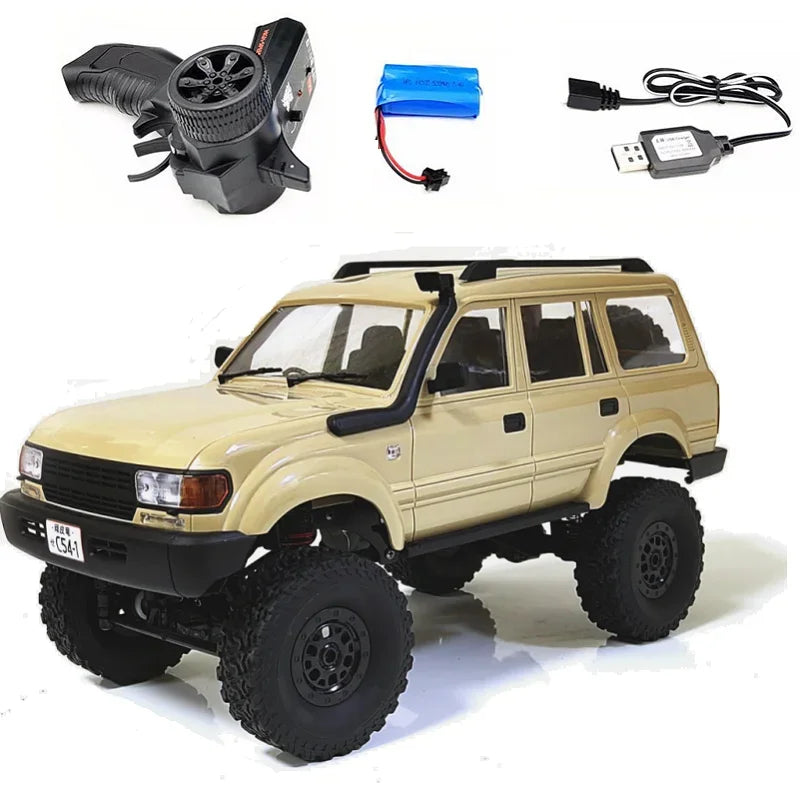 WPL C54-1 RC CAR Full scale Off-road Climbing Control Full Size Electric Car C54 WPL Truck 's Toy Gift