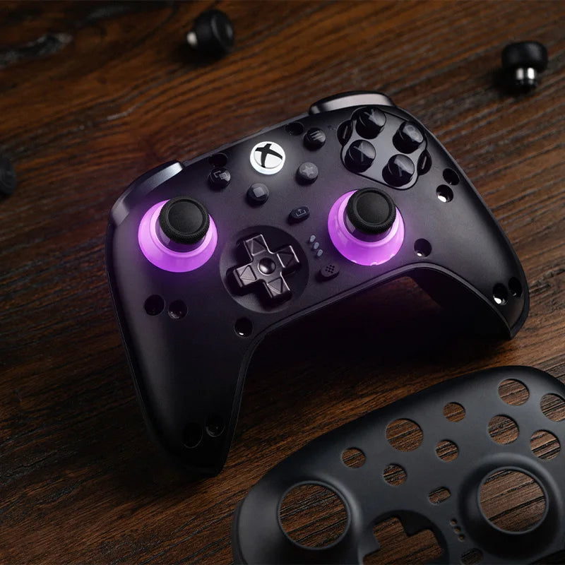 Wireless Gaming Controller with Swappable Parts and TMR Joysticks for Xbox and PC