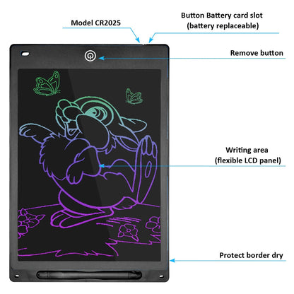 8.5inch/6.5inch LCD Writing Tablet Digital Graphic Electronic Handwriting Magic Pad Blackboard for Kids Color Drawing