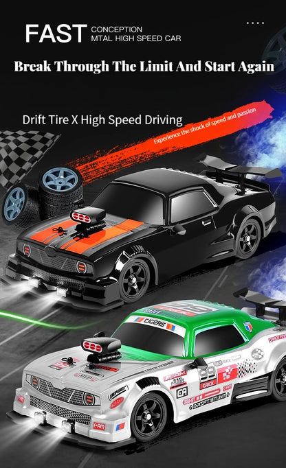 1/16 2.4G Racing Rc Cars Drift Car Mustang GTR Electric 4WD High Speed Remote Control Drift Toys for Children Gifts