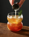 1/2/4pcs Wave Shape Glass Cup Tumbler Beverage Beer Glasses Heat-resistant Clear Drinking Glasses For Juice Coffee Cocktail