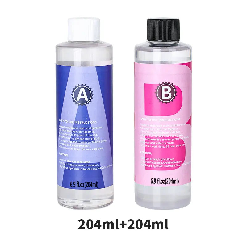 1:1 Crystal Clear Epoxy Resin Kit – High Gloss Bubble-Free Art Resin for Casting & Jewelry DIY
