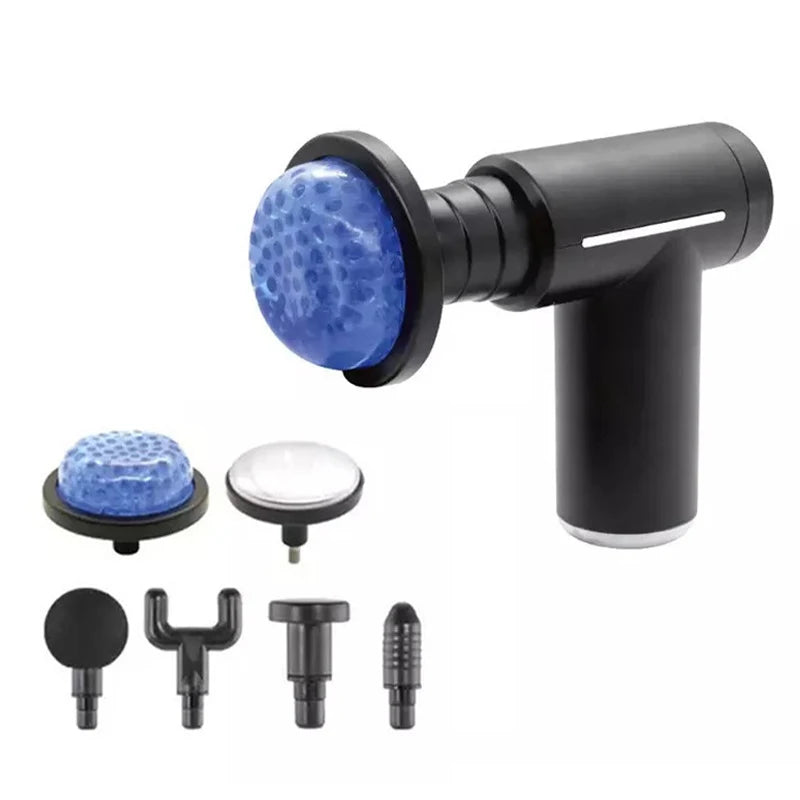 Professional Level Muscle Massage  Relaxation Intelligent Exercise Fitness Massager Cold And Hot Compress Fascia  6 Heads