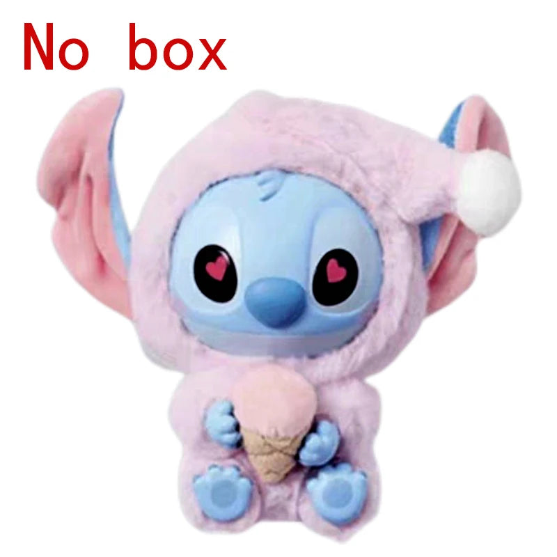 New Disney Stitch Eat Sleep Series Vinyl Pendant Cute Plush Doll Mystery Box Cosplay Accessories Holiday Gift