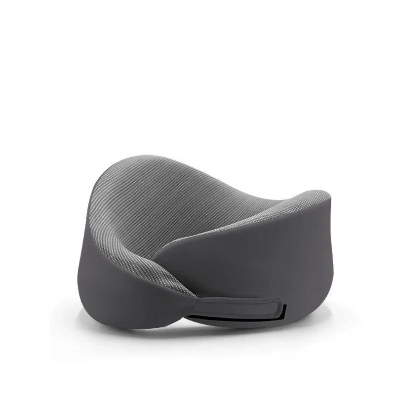 Memory Sponge Neck Pillow Adjustable Size U-shaped Neck Pillows Portable Nap Pillow For Travel Working Cervical Vertebra Protect