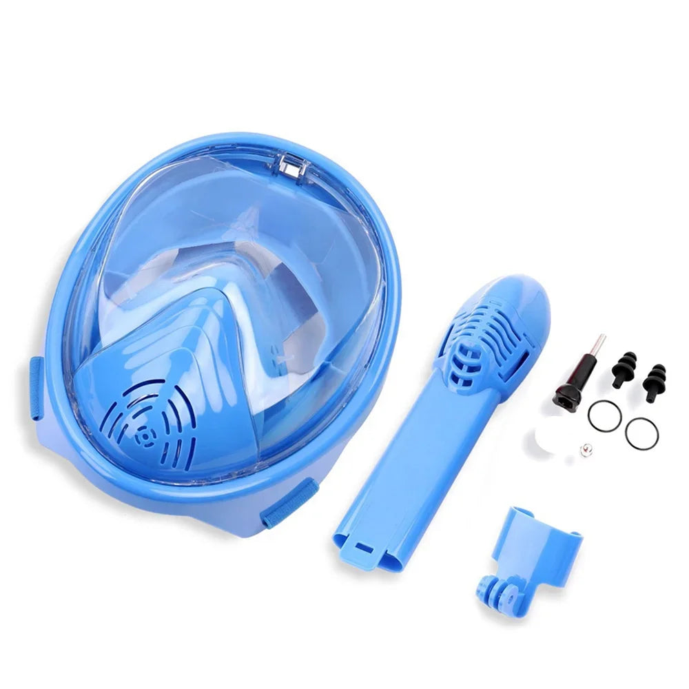 Swimming Equipment Snokeling Support Goggles Full Face Diving Mask Swim and Snorkel 4~11 Years 's Masks