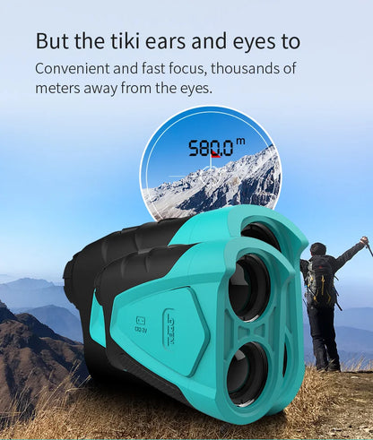 600M Golf Laser rangefinder PF230 Range finder for Hunting Rechargeable Laser Telescope with Box, Pin Seeker, Speed Measure