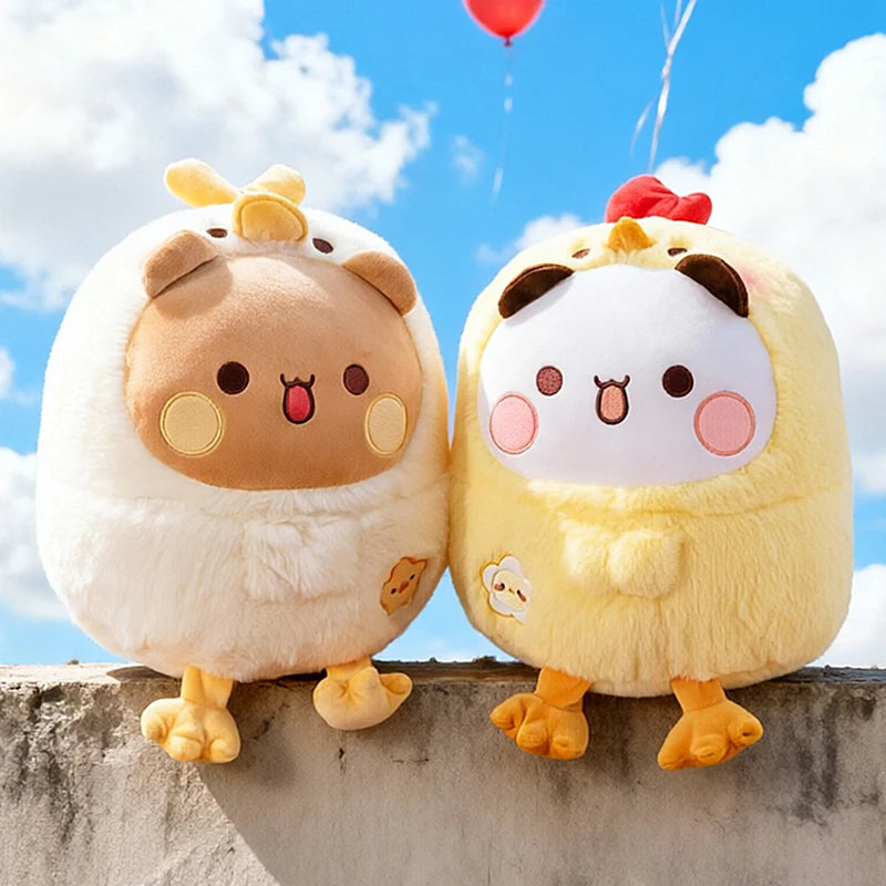Cute Chick Shape Plush Toy Soft Fluffy Cartoon Pillow