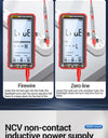 Rechargeable Digital Professional Multimeter Non-contact Voltage Tester AC/DC Voltage Meter LCD Screen Current Tester