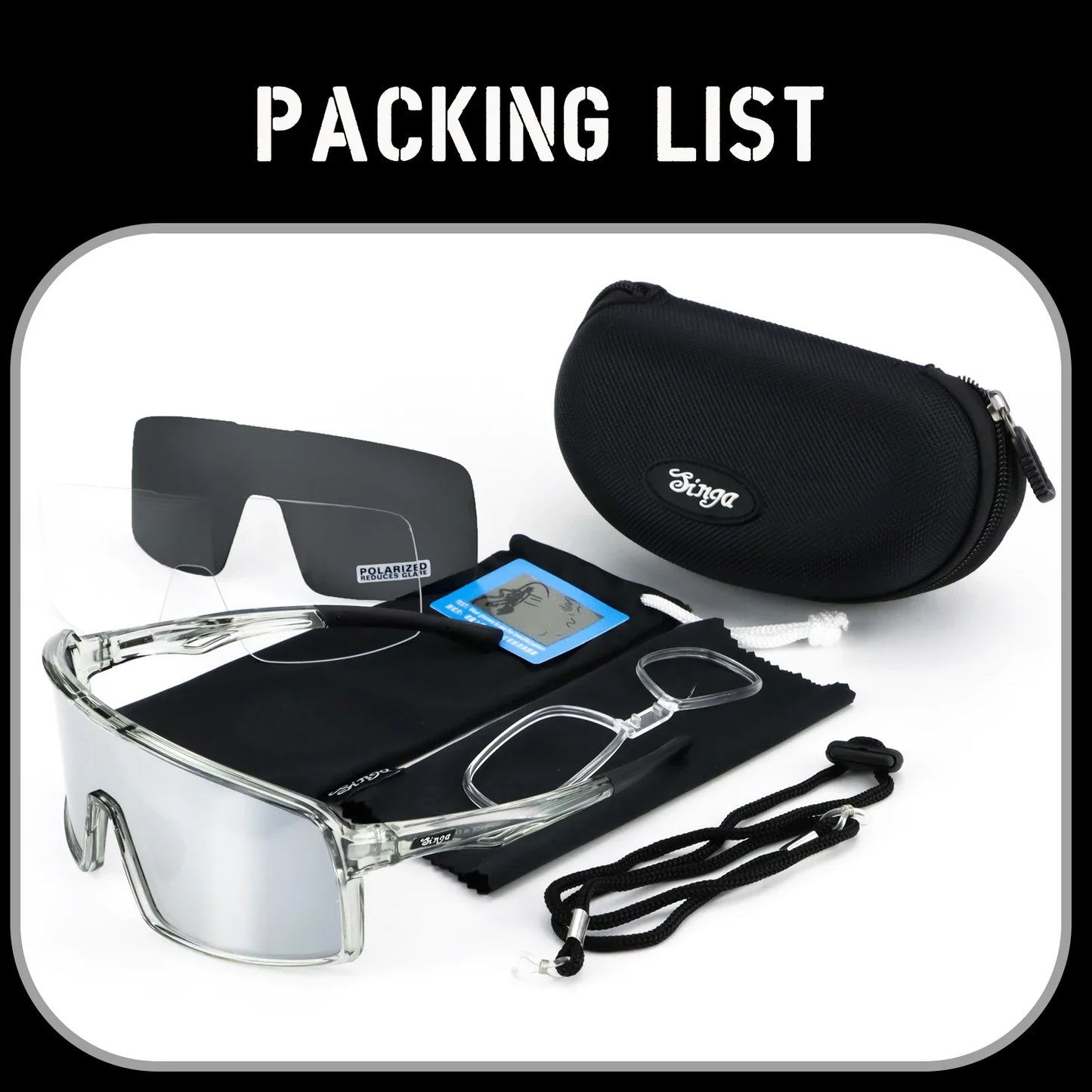 Polarized Cycling Sunglasses Road Bike MTB Sports Eyewear